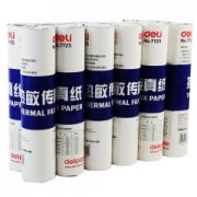 得力(deli)7725 热敏传真纸216mm*30y 12卷/盒