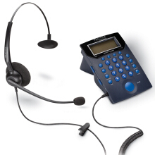 缤特力（Plantronics）T90呼叫中心 电话机套装/话务拨号盘/客服座机+耳机